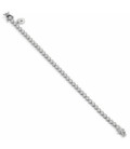 Pulsera riviere de plata con circonitas redondas - 10099-P