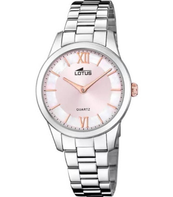 Reloj Mujer Acero Esfera Rosa LOTUS - 18889/2