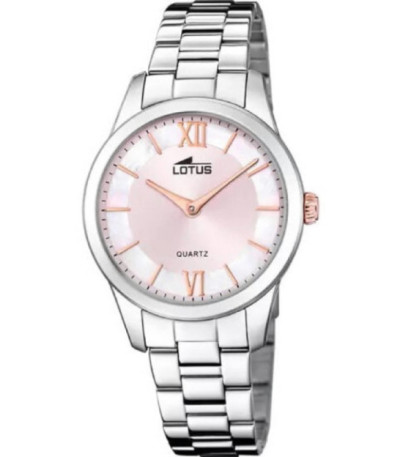 Reloj Mujer Acero Esfera Rosa LOTUS - 18889/2