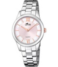 Reloj Mujer Acero Esfera Rosa LOTUS - 18889/2