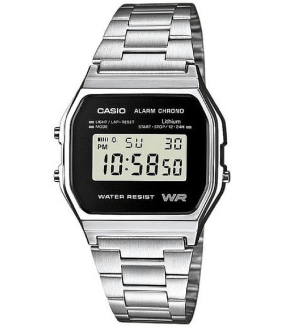 Reloj Unisex Estilo Retro CASIO - A158WEA-1EF