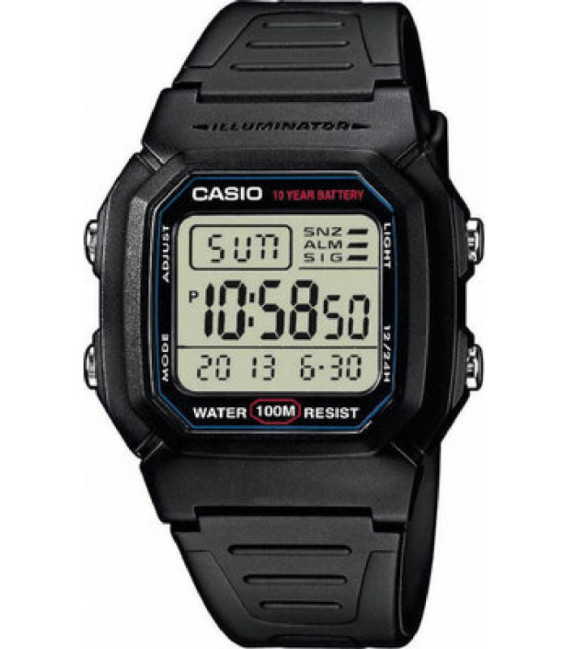 Reloj Digital Cuadrado Unisex CASIO - W-800H-1AVES