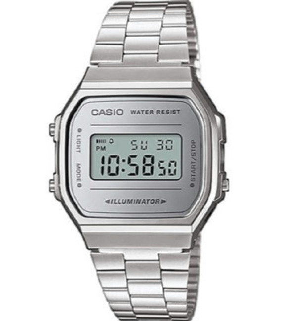 Reloj Digital Retro Mirror Plateado CASIO - A168WEM-7EF