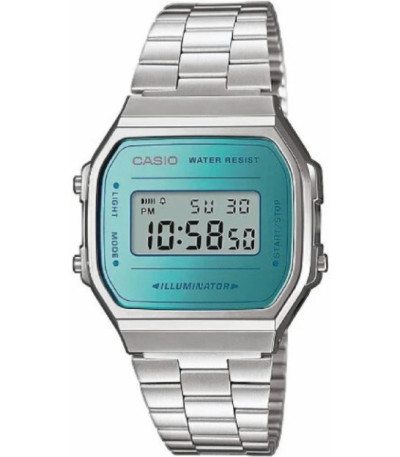 RELOJ UNISEX RETRO MIRROR AZUL DIGITAL CASIO - A168WEM-2EF