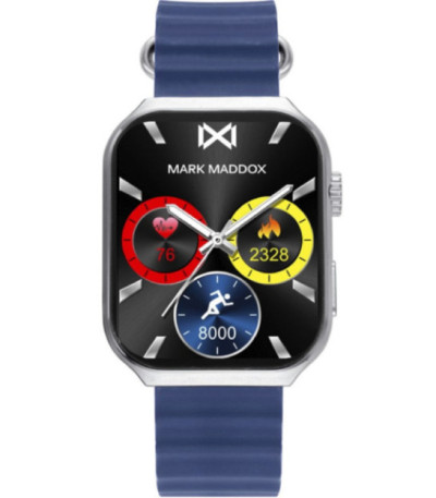 Reloj Smart de metal y correa de silicona azul MARK MADDOX - HS2002-30