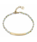 Pulsera Mujer Amazonita y Acero Dorado VICEROY FASHION - 14075P01016