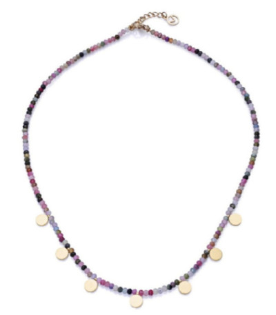 Collar Acero Piedras Naturales Multicolor VICEROY FASHION - 14078C09019