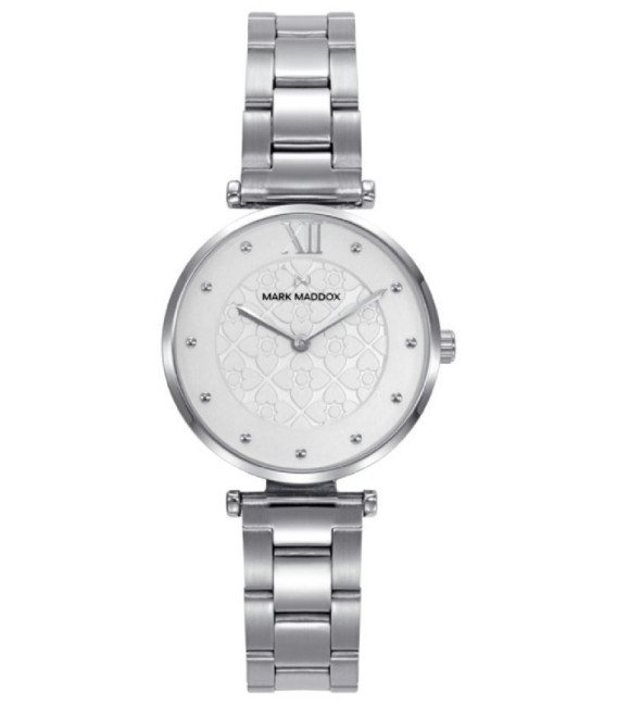 Reloj Mujer Acero Esfera Blanca MARK MADDOX - MM1015-03