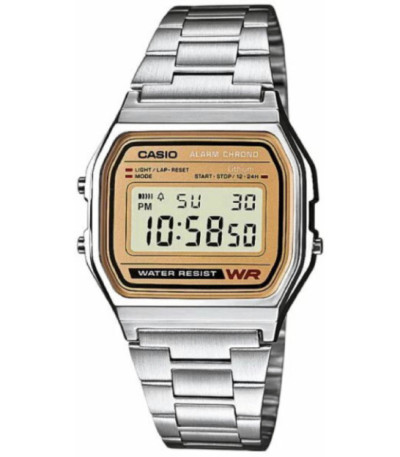 Reloj Digital Vaporwave Vintage Plateado Azul Negro CASIO - A168WEM-2BEF -  Torres Joyería