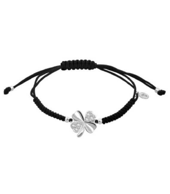 Pulsera Macramé de Trébol LOTUS SILVER - LP3108-2/2