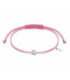 Pulsera Macramé Rosa Circonita LOTUS SILVER - LP3669-2/2