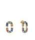 Pendientes plata dorada y circonitas de colores VICEROY FASHION - 13171E100-39