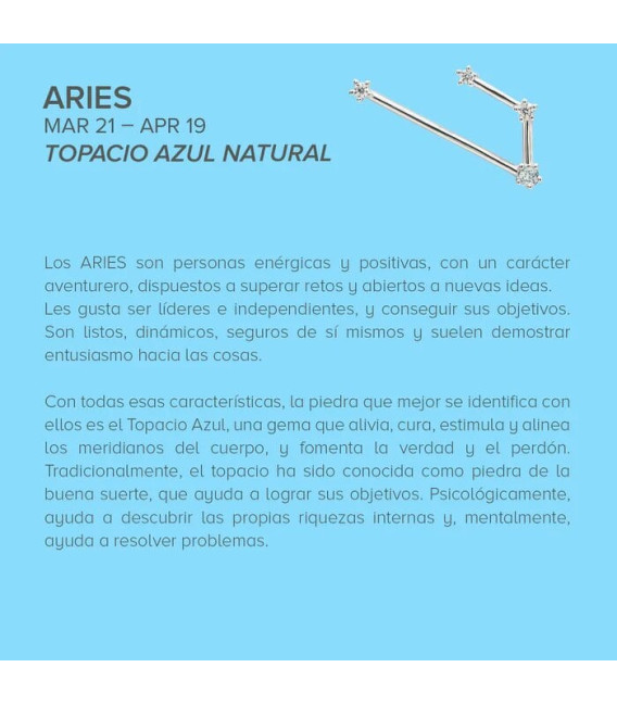 Collar Aries LINEARGENT - CO01-ARI-B-PE