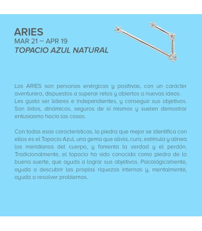 Collar Aries LINEARGENT - CO01-ARI-B-PE
