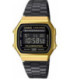 Reloj Vintage Digital Negro y Dorado CASIO - A168WEGB-1BEF