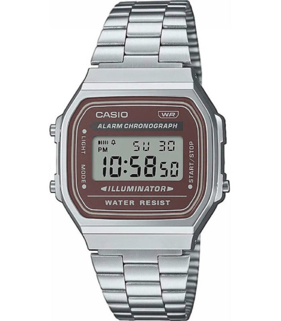 Reloj Unisex Digital Esfera Granate CASIO - A168WA-5AYES