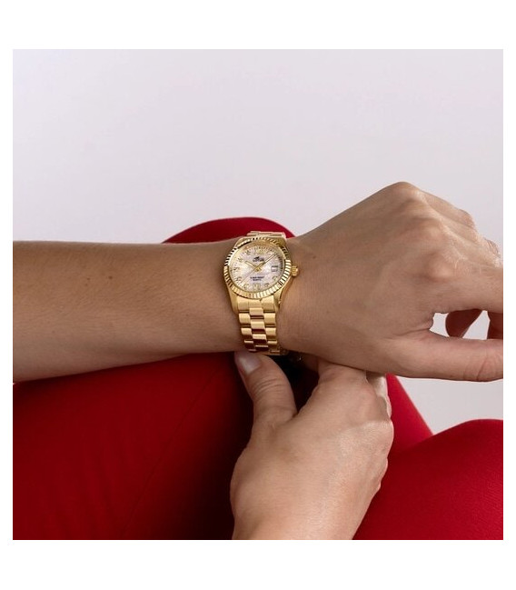 Reloj Mujer Dorado Esfera Nacarada LOTUS - 18932/1