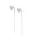Pendientes Corazon Cadena Colgante LOTUS SILVER - LP3744-4/1