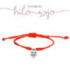 Pulsera Nudos Hilo Rojo Corazón Mamá Plata 925 - 9116287