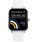 Reloj Smart Plateado y Correa Blanca REAL MADRID - RM2001-00