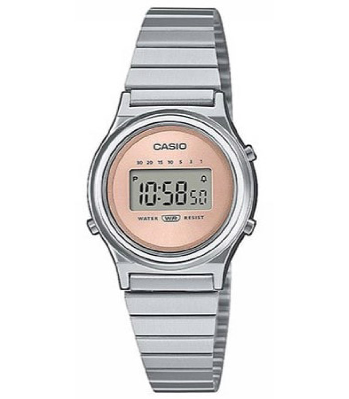 Reloj Casio Collection retro plateado