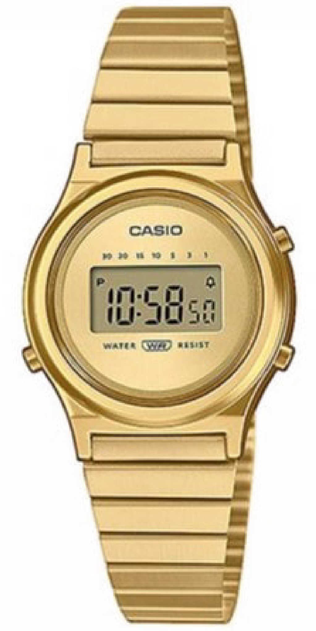 Reloj Casio Mini Collection Mujer Dorado Digital LA680WEGL-4EF