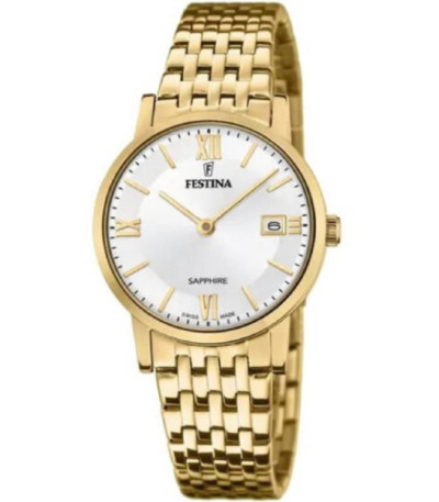 Reloj Señora Acero Dorado FESTINA SWISS MADE - F20021/1