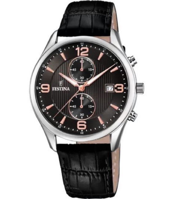 Reloj Hombre Crono Correa Negra FESTINA - F6855/7