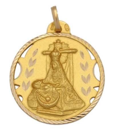 Medalla Oro 750 mls Virgen Angustias 26mm - 545