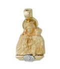 Medalla Escultura de Oro 18K y Diamante FINOR - 163138
