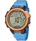 Reloj Digital Redondo Caja Negra-Naranja Correa Azul CALYPSO - K5817/2