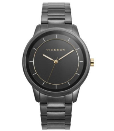 Reloj Hombre Acero IP Negro Gun Metal VICEROY - 401389-56