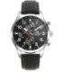 Reloj Hombre Crono Acero Esfera y Correa Negra Mission MARK MADDOX - HC0129-54