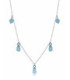 Collar Plata Ley Dobletes Turquesa VICEROY FASHION - 13197C000-93