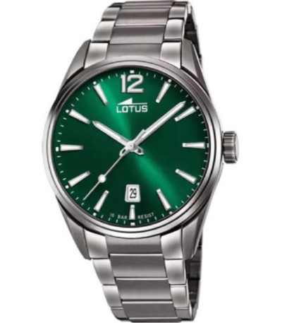 Reloj Hombre IP Gun Metal Esfera Verde LOTUS - 18684/4