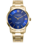 Reloj Hombre Dorado Esfera Azul VICEROY - 41145-33