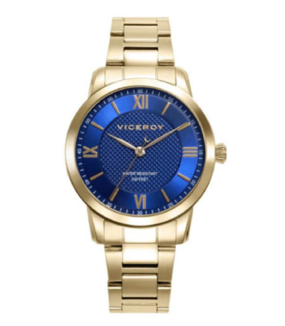 Reloj Mujer Dorado Esfera Azul VICEROY - 41138-33