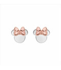 Pendientes Silueta Minnie Mouse Lazo Rosa DISNEY - AG0007P