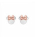 Pendientes Silueta Minnie Mouse Lazo Rosa DISNEY - AG0007P