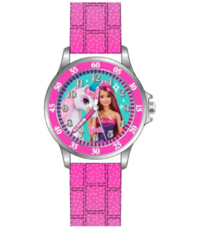 Reloj Infantil Barbie Rosa Analógico DISNEY - BDT9001