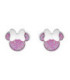 Pendientes Mini Minnie Mouse Glitter Acero DISNEY - ST0042P