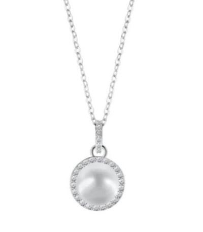 Collar Plata Pearls 8mm LOTUS SILVER - LP3480-1/1