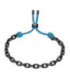 Pulsera Unisex Cadena Acero Negro Cuerda Azul LOTUS STYLE - LS2375-2/2