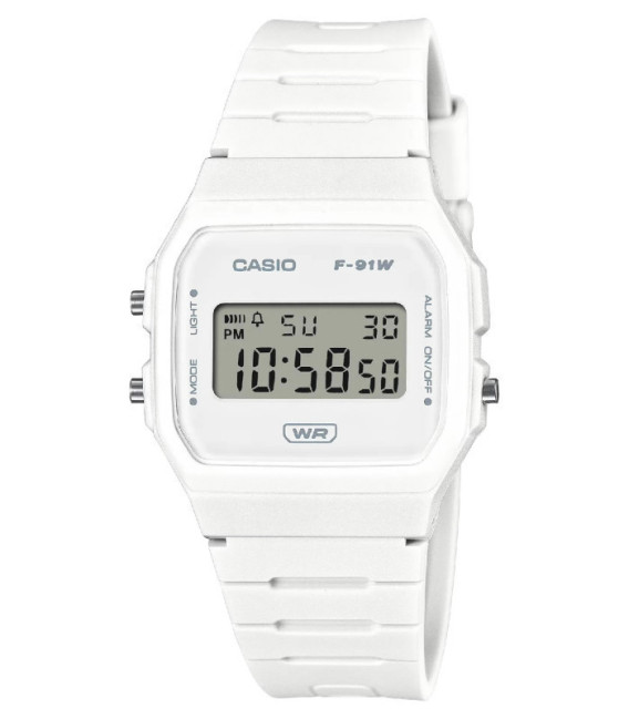 Reloj Blanco F91WB Biobased CASIO COLLECTION - F-91WB-7AEF