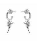 Aros Pendientes Plata Campanilla Tinkerbell Charm DISNEY - AG0070P1