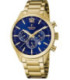 Reloj Hombre Crono Esfera Azul Acero Dorado FESTINA - F20633/2