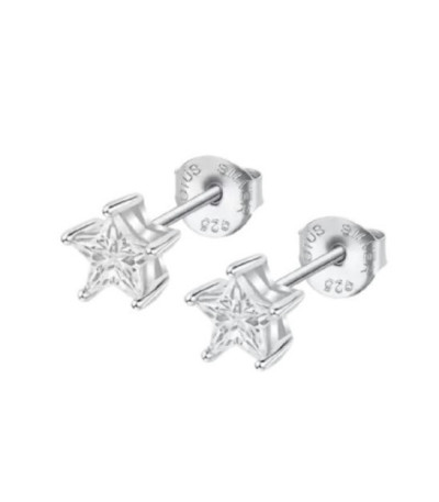 Pendientes Plata 925 Circonita de Estrella LOTUS SILVER - LP3834-4/1