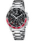 Reloj Junior Crono Esfera Negra Bisel Negro y Rojo LOTUS - 18580/5