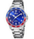 Reloj Junior KDT Azul Bisel Azul y Rojo LOTUS - 18786/1