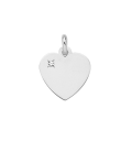 Colgante Corazón en Plata 925 16mm - 336129.1